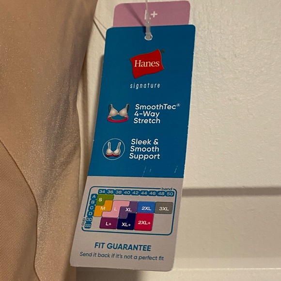 🔥5 for $20🔥Hanes Signature Nude Large+ (See Descript/Photos for Sizes) Bra NWT - Picture 5 of 8